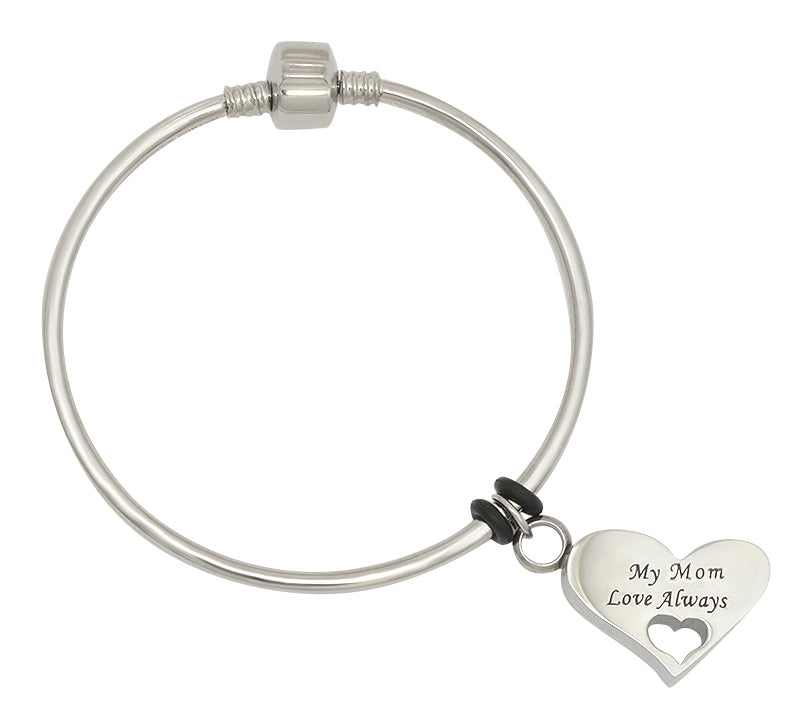 My Mom Love Always Bangle Bracelet Urn