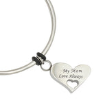 My Mom Love Always Bangle Bracelet Urn