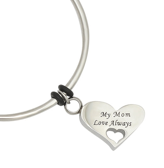 My Mom Love Always Bangle Bracelet Urn