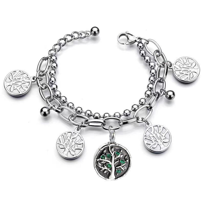 Family Tree Ashes Bracelet Urn