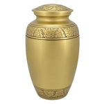 Gold Winged Adult Cremation Urn - Tribute Wreath™ - Pro Diamond Engraving  - Burial Vault Option