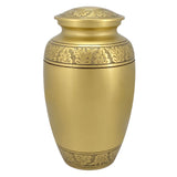 Gold Winged Adult Cremation Urn - Tribute Wreath™ - Pro Diamond Engraving  - Burial Vault Option