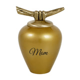 Asian Inspired Brass Cremation Keepsake Urn
