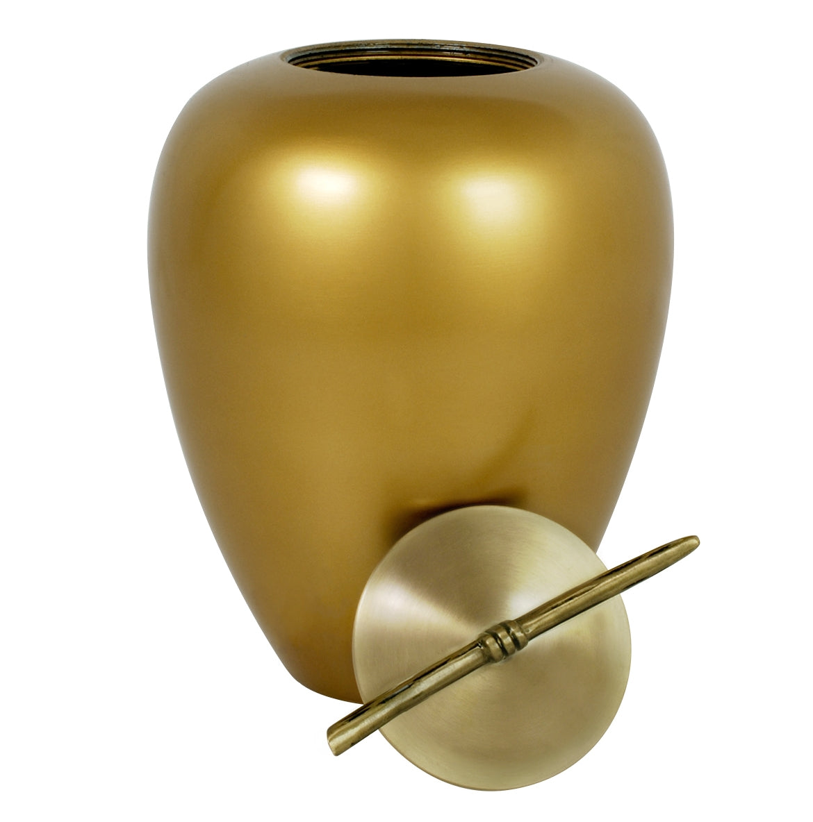 Asian Inspired Brass Cremation Urn
