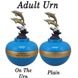 Free Cremation Adult Urns - Shipping Fee Required - Choose Engraving - Burial Vault Option 