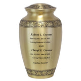 Leaves of Peace Golden Companion Shared (Half of Each Adult) Urn