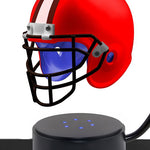 Football Cremation Urn & Cleveland Browns Hover Helmet Décor