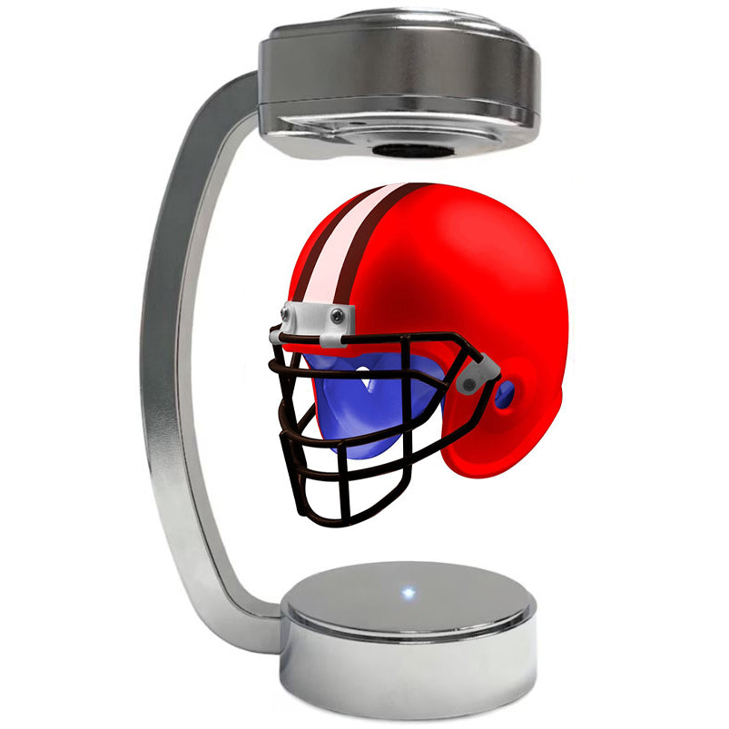 Football Adult or Medium Cremation Urn & Cleveland Browns Hover Helmet Décor - Free Engraving