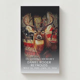 Buck USA Flag Deer - Lord's Prayer Memorial Cards - Funeral  Cards - Celebration of Life Cards