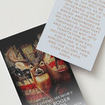 Buck USA Flag Deer - Lord's Prayer Memorial Cards - Funeral  Cards - Celebration of Life Cards