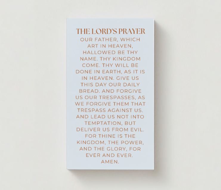 Buck USA Flag Deer - Lord's Prayer Memorial Cards - Funeral  Cards - Celebration of Life Cards