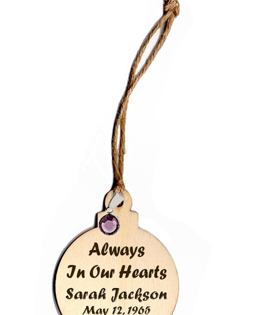 Christmas Bulb Birthstone Ornament