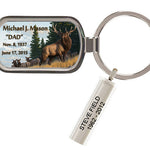 Bull Elk Keychain Urn