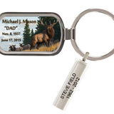 Bull Elk Keychain Urn