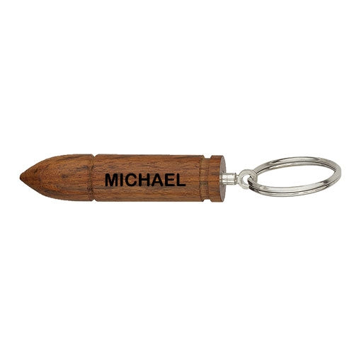 Bullet Walnut Key Chain Urn