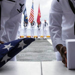 US Navy Trident SEAL Peaceful Pillow® Water Burial Cremation Urn - Biodegradable Burial At Sea Urn
