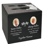 Race Track Companion Cremation Urn & 1969 Dodge Charger R/T Décor - With Photos