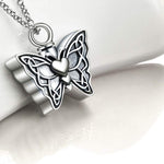 Butterfly Hearts Cremation Jewelry Urn - Love Charms® Option