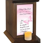 Butterfly Poem Urn