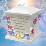 Those We Love ~ Butterfly Medium Urn - Cremation Engraved Butterfly - Free Plate Option