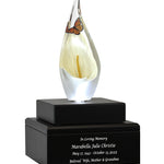 Monarch Butterfly & Calla Lily Cremation Art Urn - Unique Butterfly Memorial