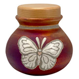 Butterfly Raku Cremation Adult or Medium Urn - Personalization Option
