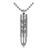 Butterflies Bullet Pendant Keepsake Urn