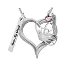 Butterfly Spirit Heart Jewelry Ash Urn - Love Charms® Option