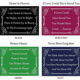 Calligraphy Poem Plates For Cremation Urns