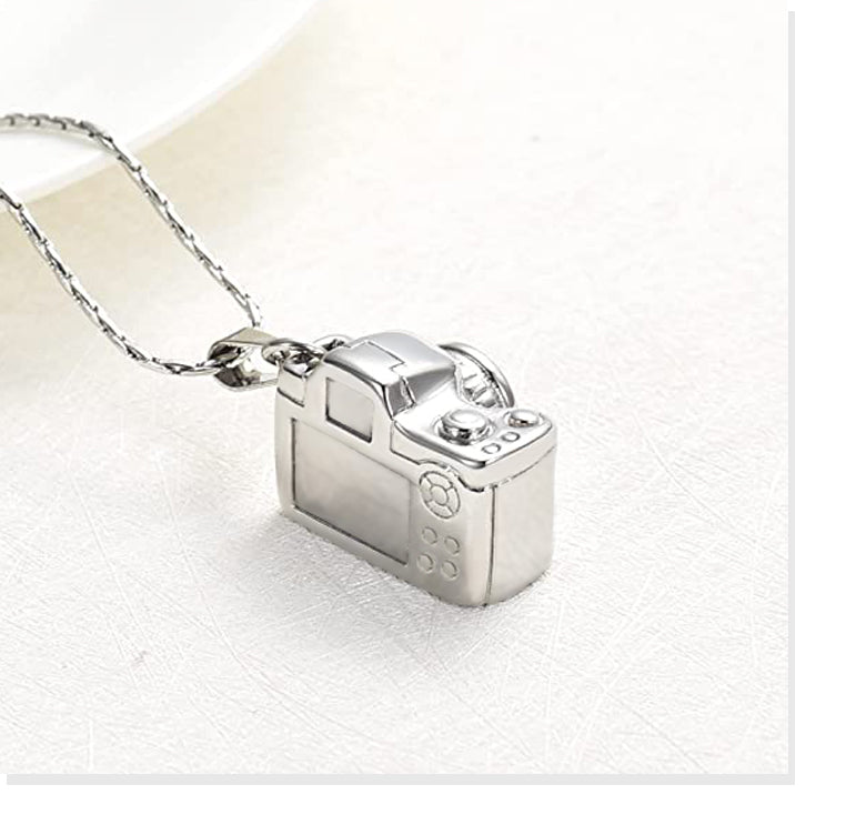 Camera Ashes Pendant Urn - Love Charms™ Option