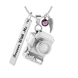 Camera Ashes Pendant Urn - Love Charms™ Option