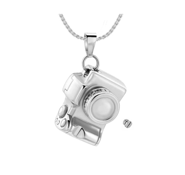 Camera Ashes Pendant Urn - Love Charms™ Option