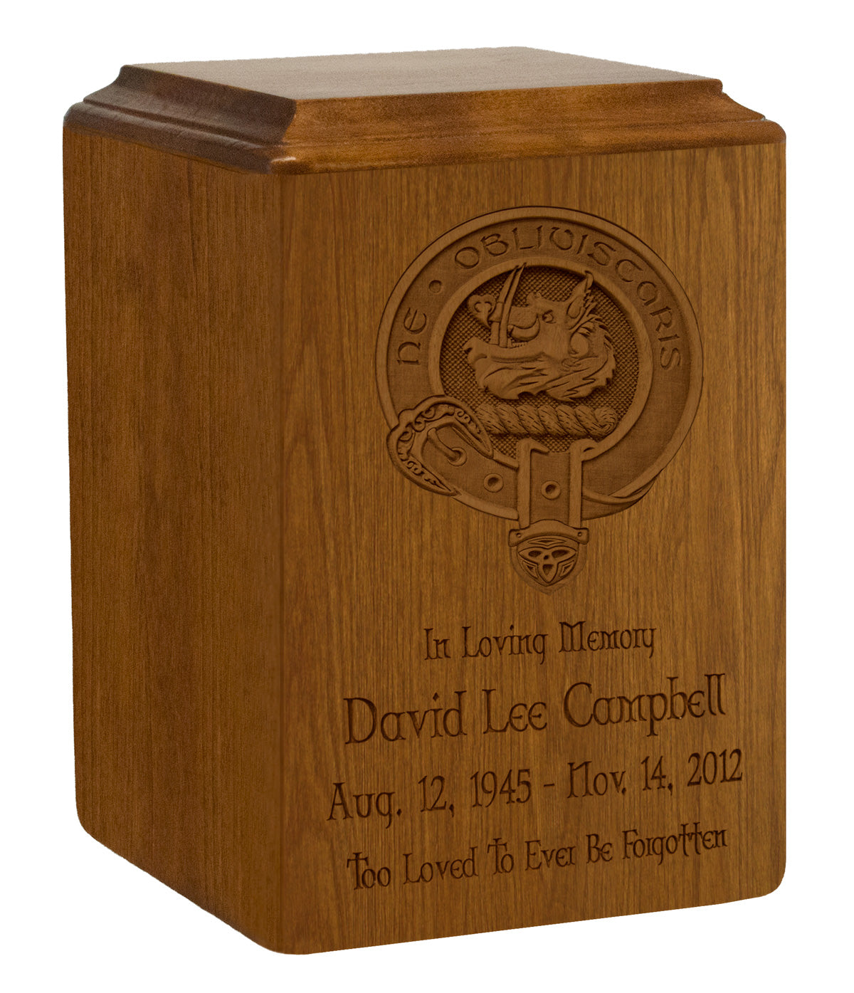 Campbell Family Badge Urn