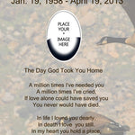 Canadian Geese Poem Urn and Picture