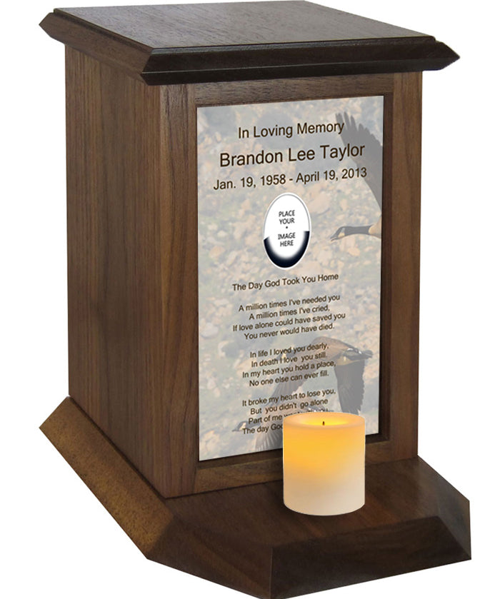 Canadian Geese Poem Urn