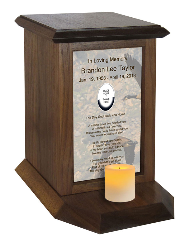 Canadian Geese Poem Urn