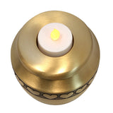 Candle Heart Brass Keepsake Urn