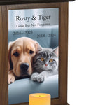 Pets Photo Candle Urn - Free Photo and Personalization - Candle Included