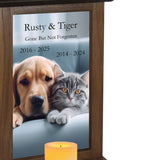 Pets Photo Candle Urn - Free Photo and Personalization - Candle Included