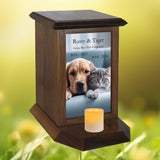 Pets Photo Candle Urn - Free Photo and Personalization - Candle Included