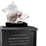 Canine Spirit Lucite Art Keep The Memory® Cremation Urn