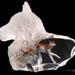 Canine Spirit Lucite Art Keep The Memory® Cremation Urn