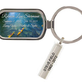 Canoeing Keychain Urn