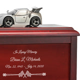 Sports Car Redwood Adult or Medium Urn