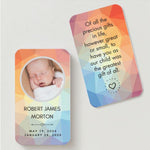 Heavenly Child Photo Urn Memorial Card and Angel Card Holder Options - Keep The Memory® Child Urn - Handcrafted Photo Hardwood Urn 