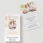 Celebration Photo Memorial Cards - Funeral  Cards - Celebration of Life Cards