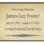 Celtic Knot Name Plates For Cremation Urns