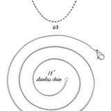Cross Cylinder Pendant Keepsake Urn - Love Charms Option
