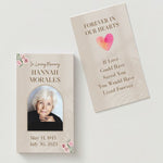 Chapel Photo Memorial Cards - Funeral  Cards - Celebration of Life Cards