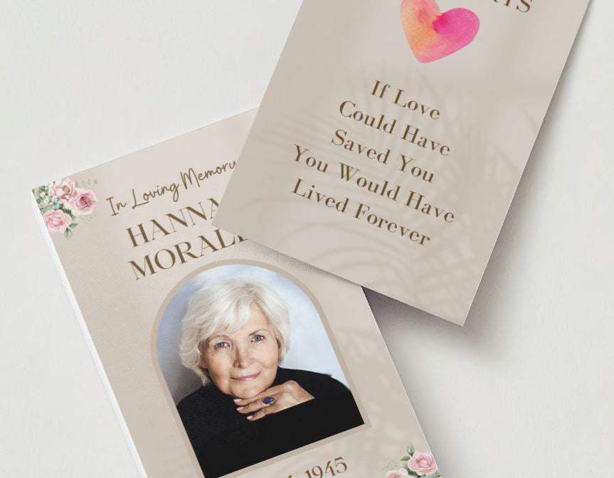 Chapel Photo Memorial Cards - Funeral  Cards - Celebration of Life Cards